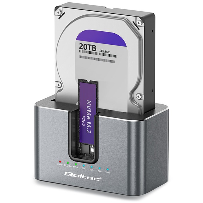 Qoltec  2in1 HDD SSD docking station