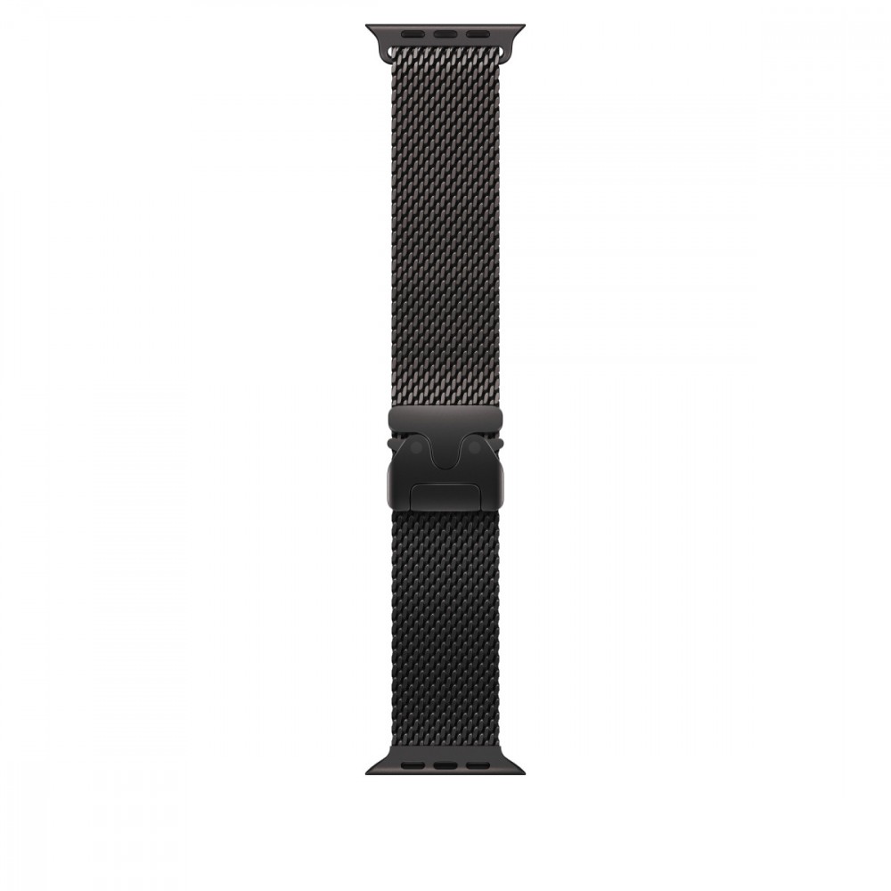 APPLE  49mm Black Titanium Milanese Loop