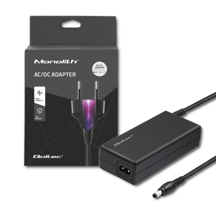 Qoltec AC Adapter 84W 12V 7A