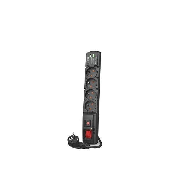 Acar F4 USB A+C surge protection