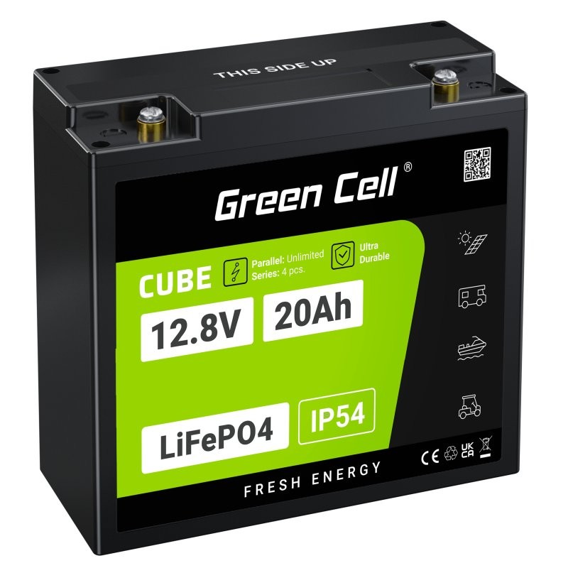 GREEN CELL Accumulator CUBE LiFePO4 20Ah