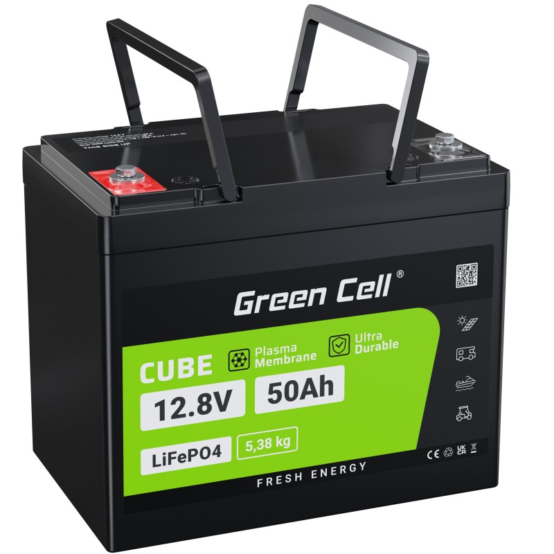 GREEN CELL Accumulator CUBE LiFePO4 50Ah