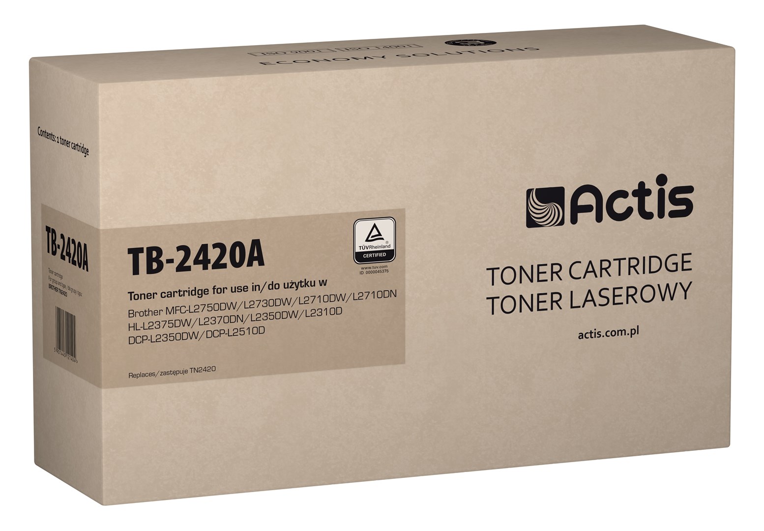 ACTIS  TB-2420A Toner (replacement for Brother