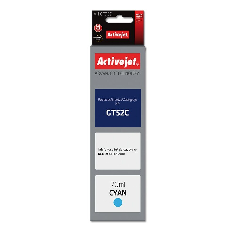 Activejet  AH-GT52C Ink Bottle (Replaces HP