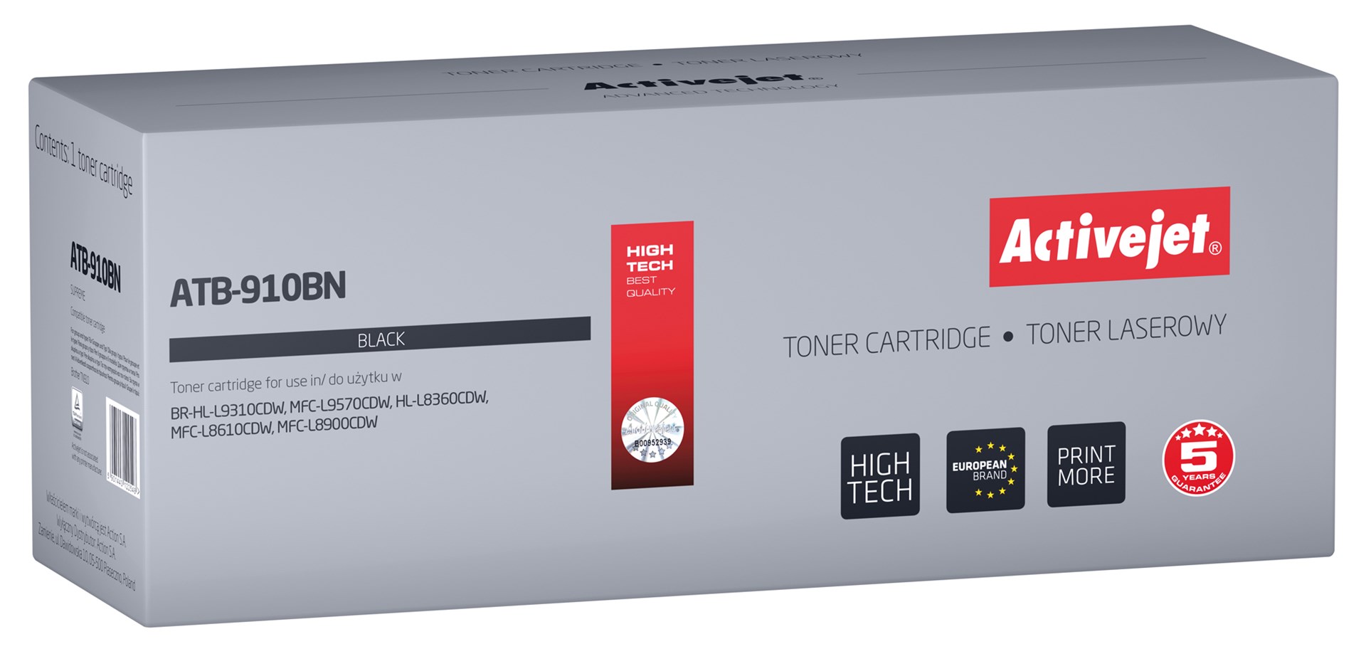 Activejet ATB-910BN Toner (replacement Brother TN-910BK