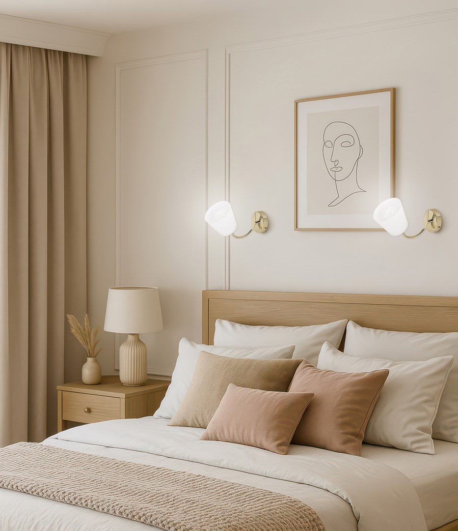 Activejet  Wall lamp AJE-EMILY 1P GOLD