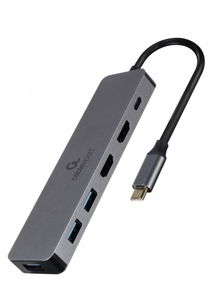 Gembird Adapter USB-C Hub USB-C PD