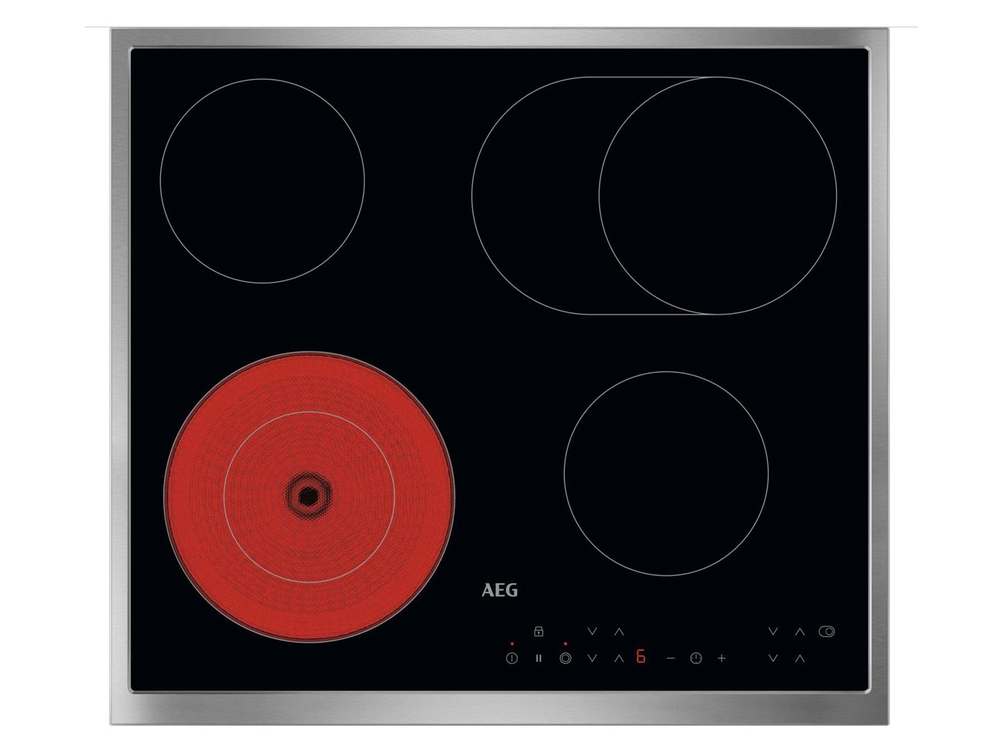 AEG  TN64RA06XB Black Built-in 60 cm