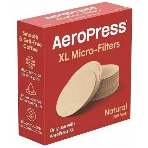 AeroPress  paper coffee filters, natural, XL