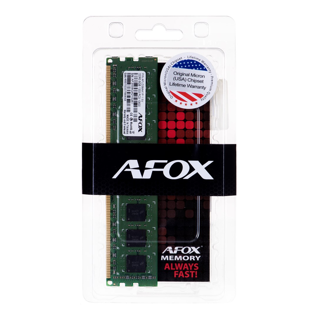 AFOX  PC memory DDR3 8GB 1333Mhz