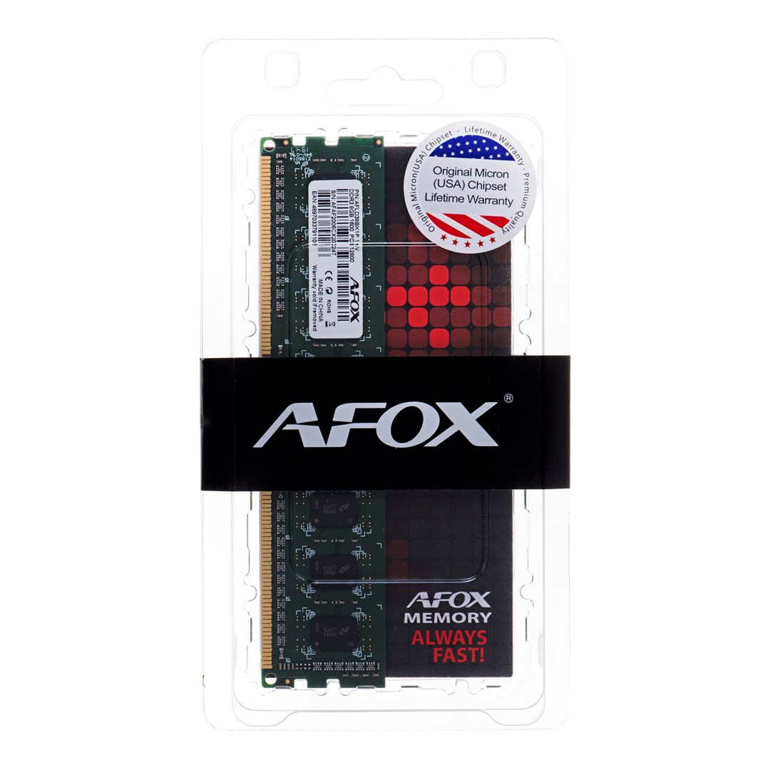 AFOX  PC memory DDR3 8GB 1600Mhz