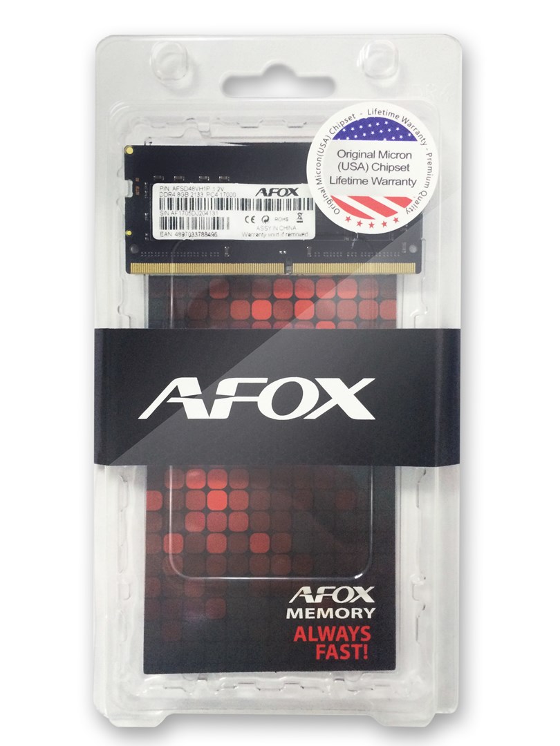 AFOX  Notebook memory DDR4 8GB 3200MHz