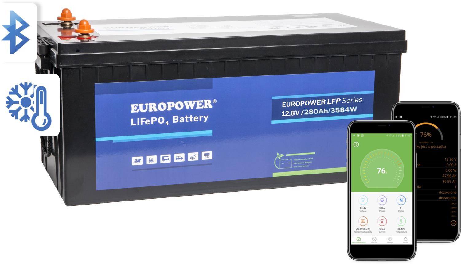 EuroPower Akumulator LiFePO4  serii LFP 12