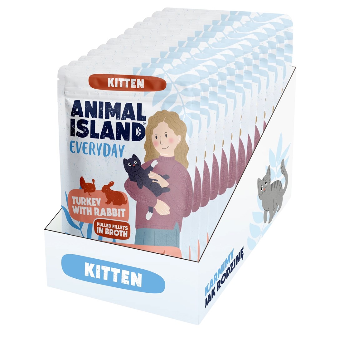 ANIMAL ISLAND  Everyday Kitten Turkey with
