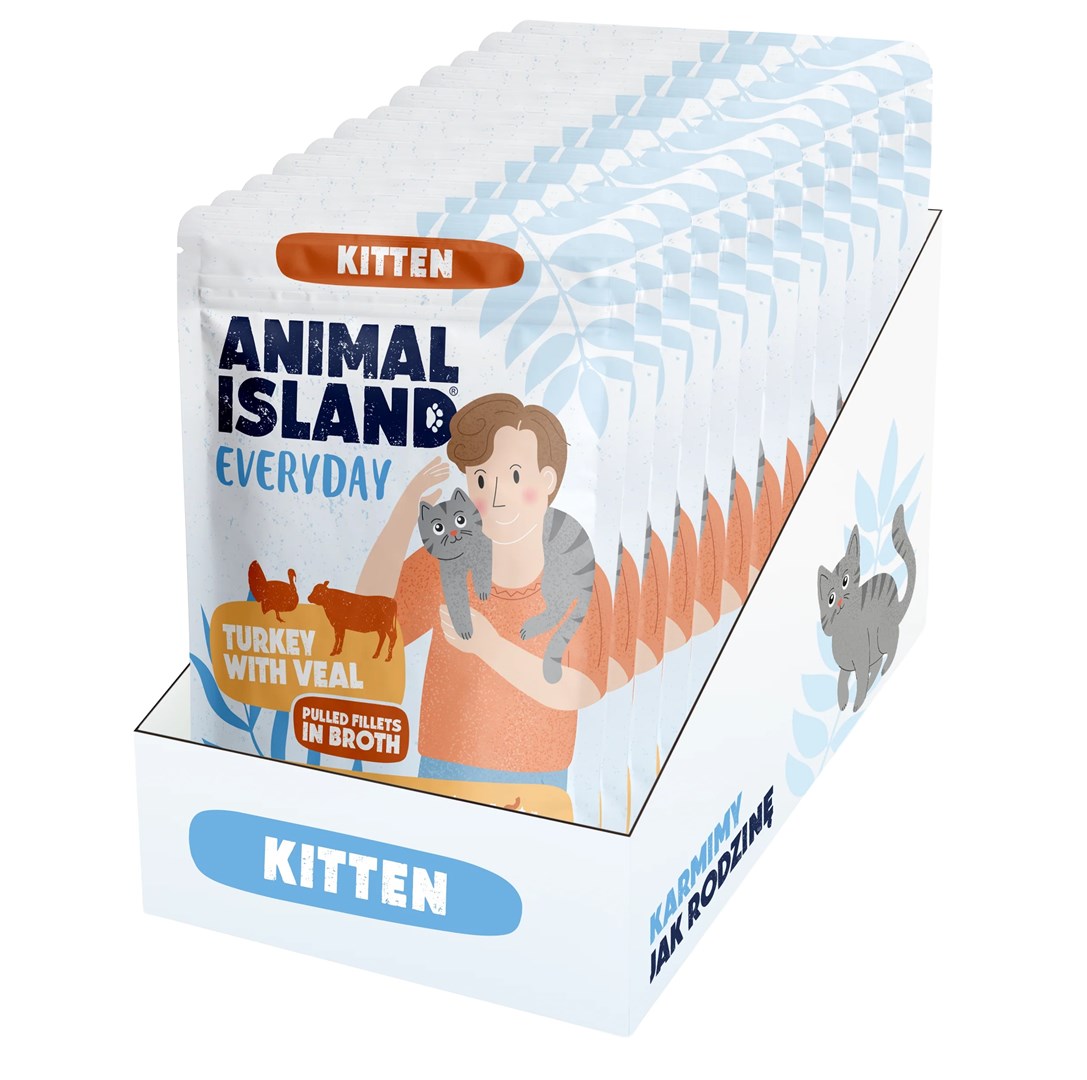 ANIMAL ISLAND  Everyday Kitten Turkey with