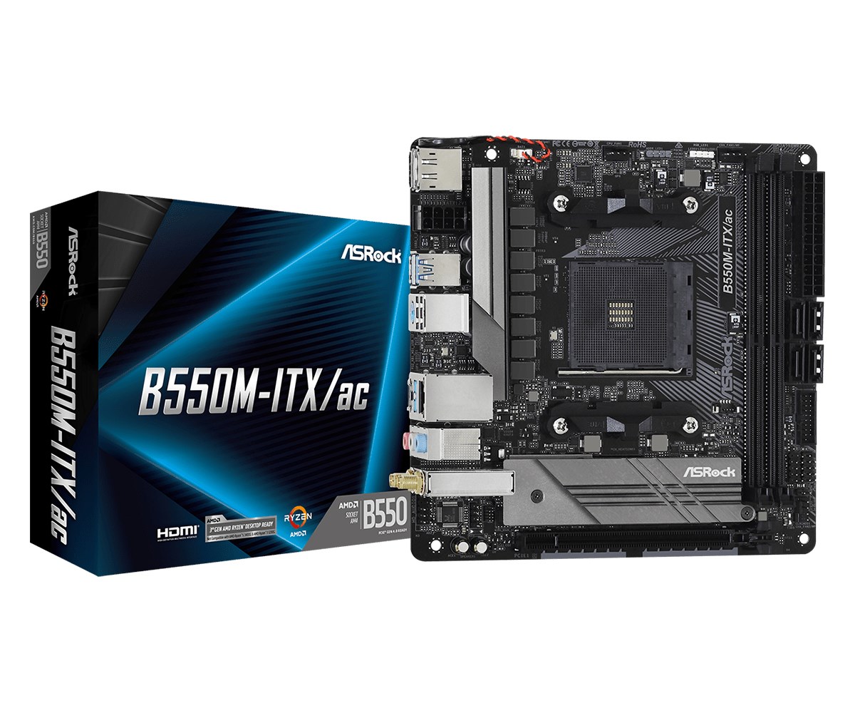 ASRock B550M-ITX/ac Socket AM4 mini ITX