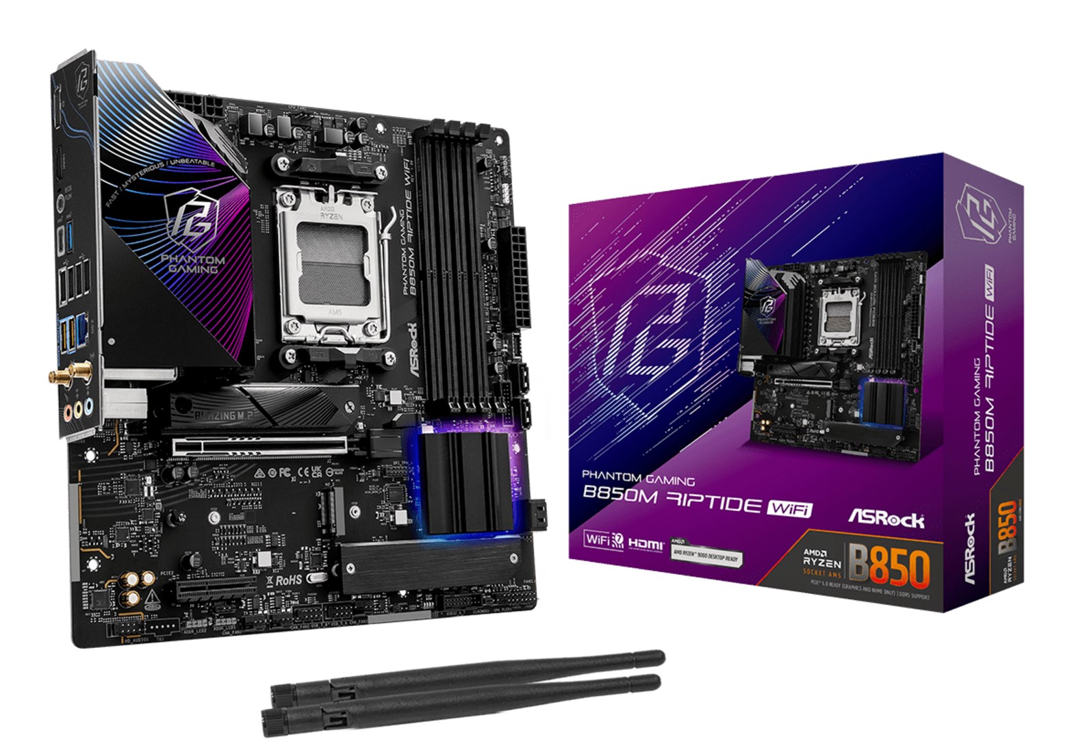 ASRock Phantom Gaming B850M Riptide WiFi