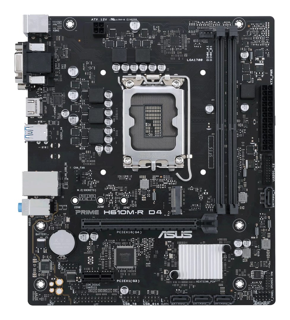 ASUS  PRIME H610M-R D4 Intel H610