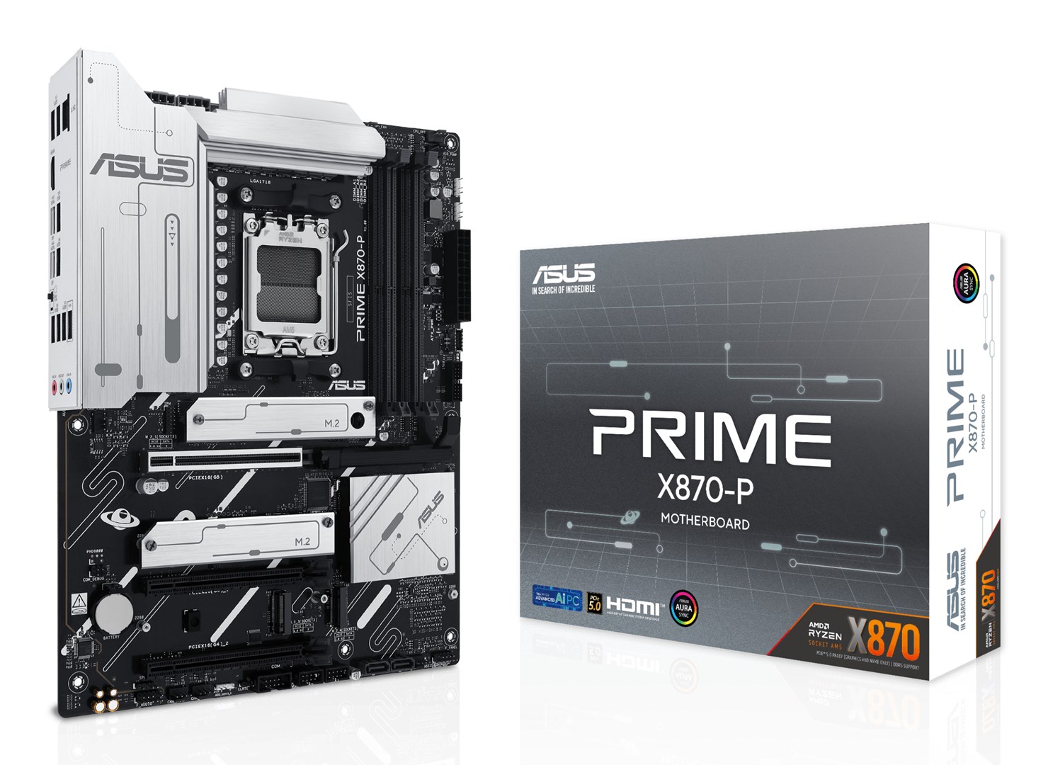 ASUS Motherboard PRIME X870-P AM5 4DDR5