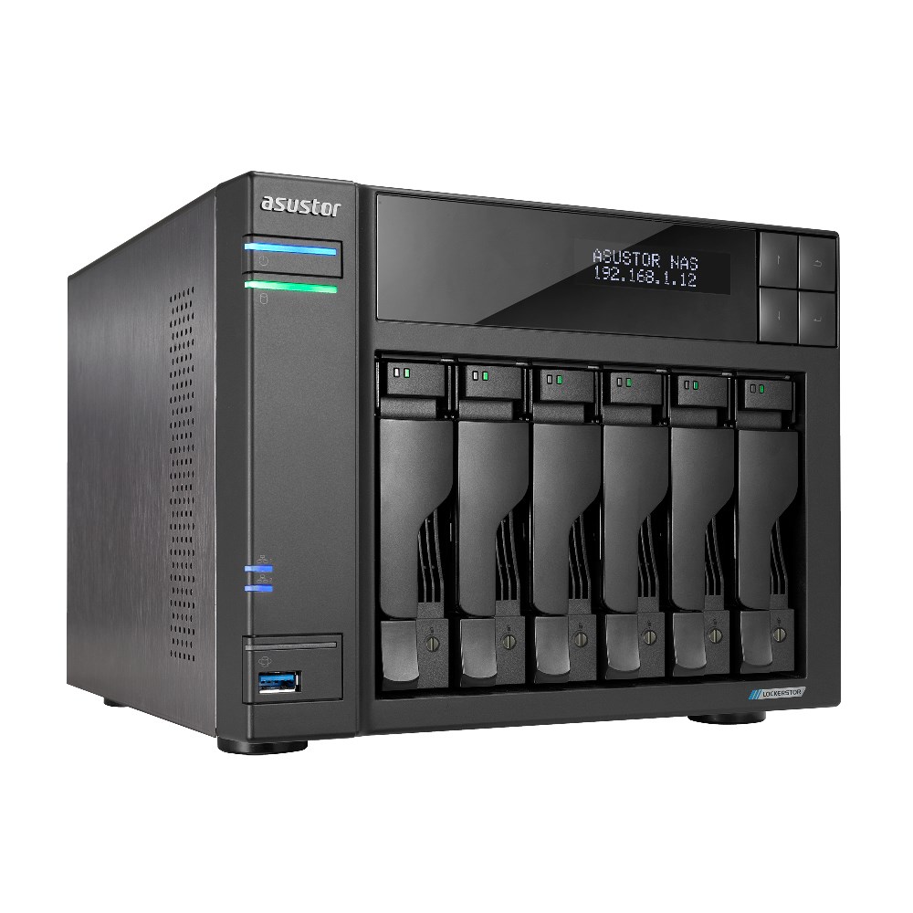 ASUSTOR  LOCKERSTOR 6 NAS Desktop Intel®