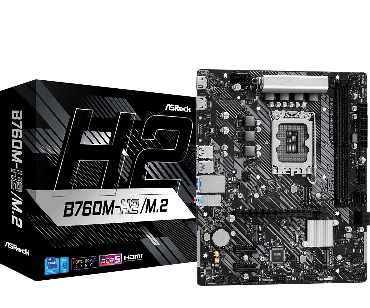 ASRock  B760M-H2/M.2 s1700 2DDR5 DP/HDMI