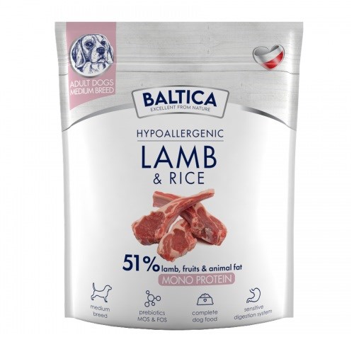BALTICA Nutraceutic Hypoallergenic M Lamb with