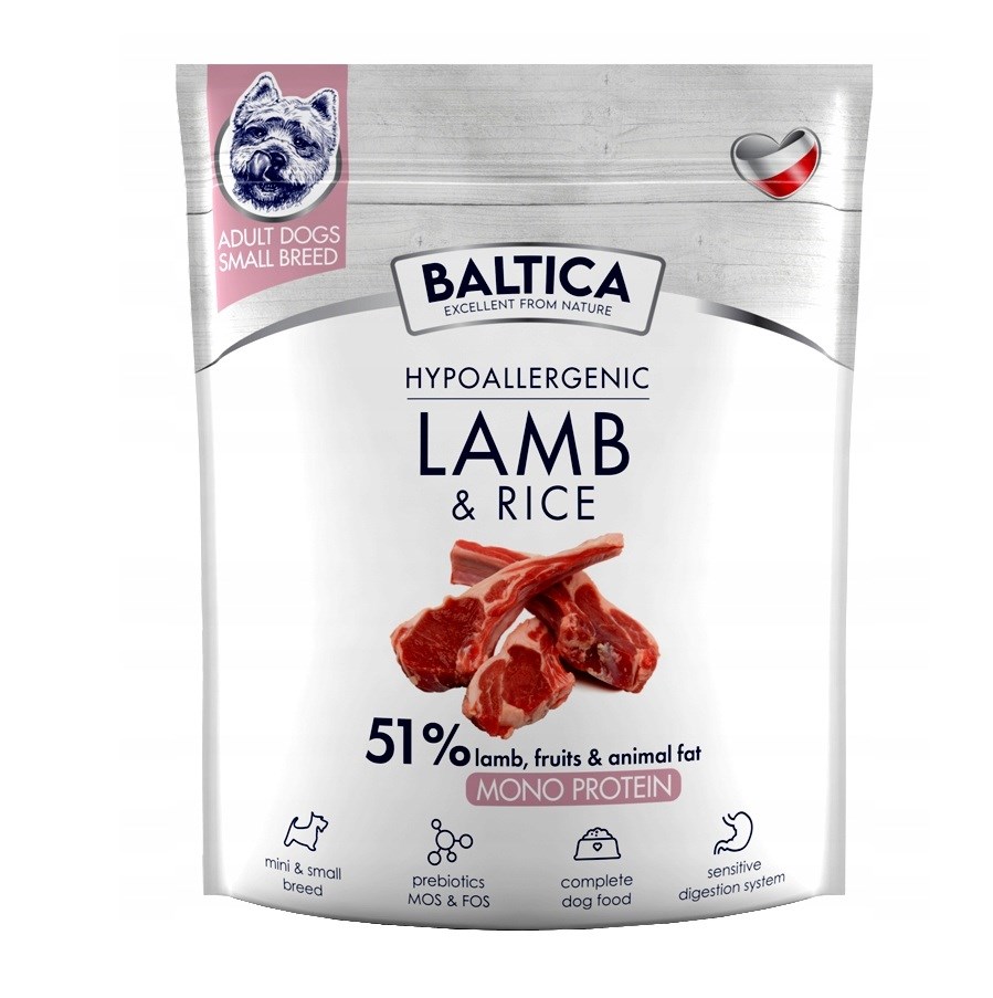 BALTICA Nutraceutic Hypoallergenic S Lamb with