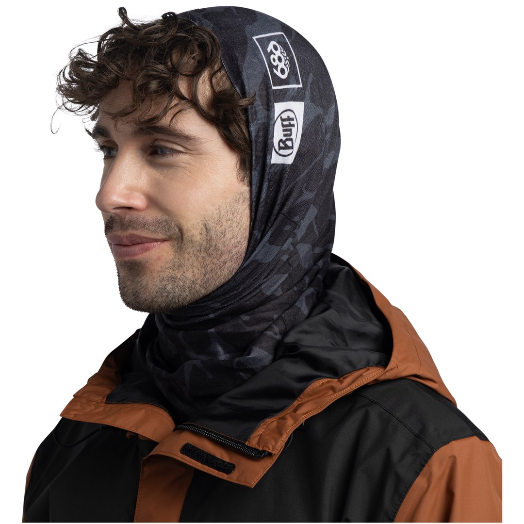 Buff Bandana  THERMONET FRACTURED 686 BLACK