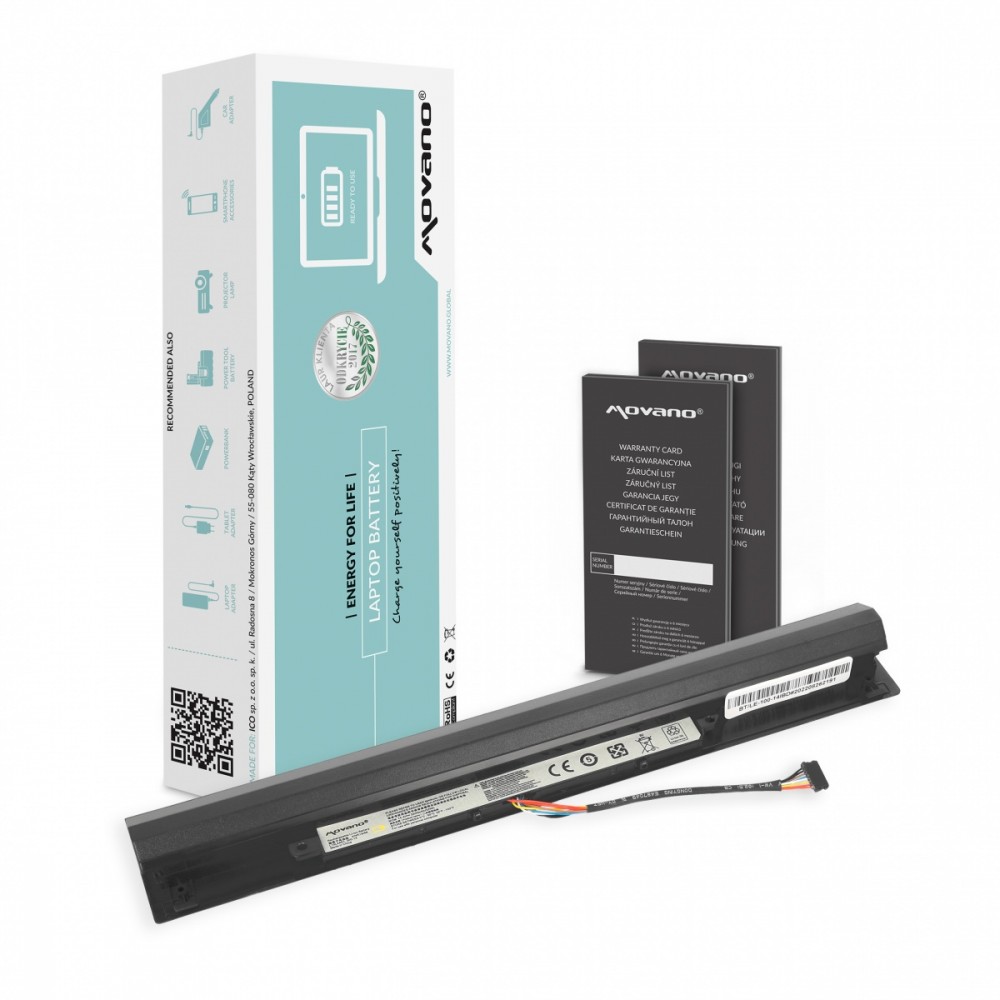 Movano  Bateria L15L4A01 do Lenovo IdeaPad