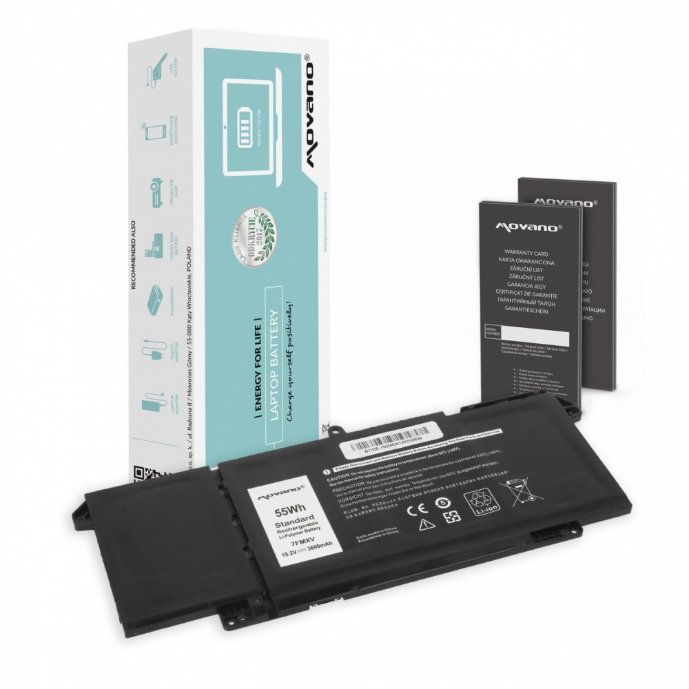 Movano Battery 7FMXV for Dell Latitude