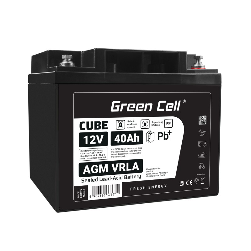 GREEN CELL  Battery AGM VRLA 12V