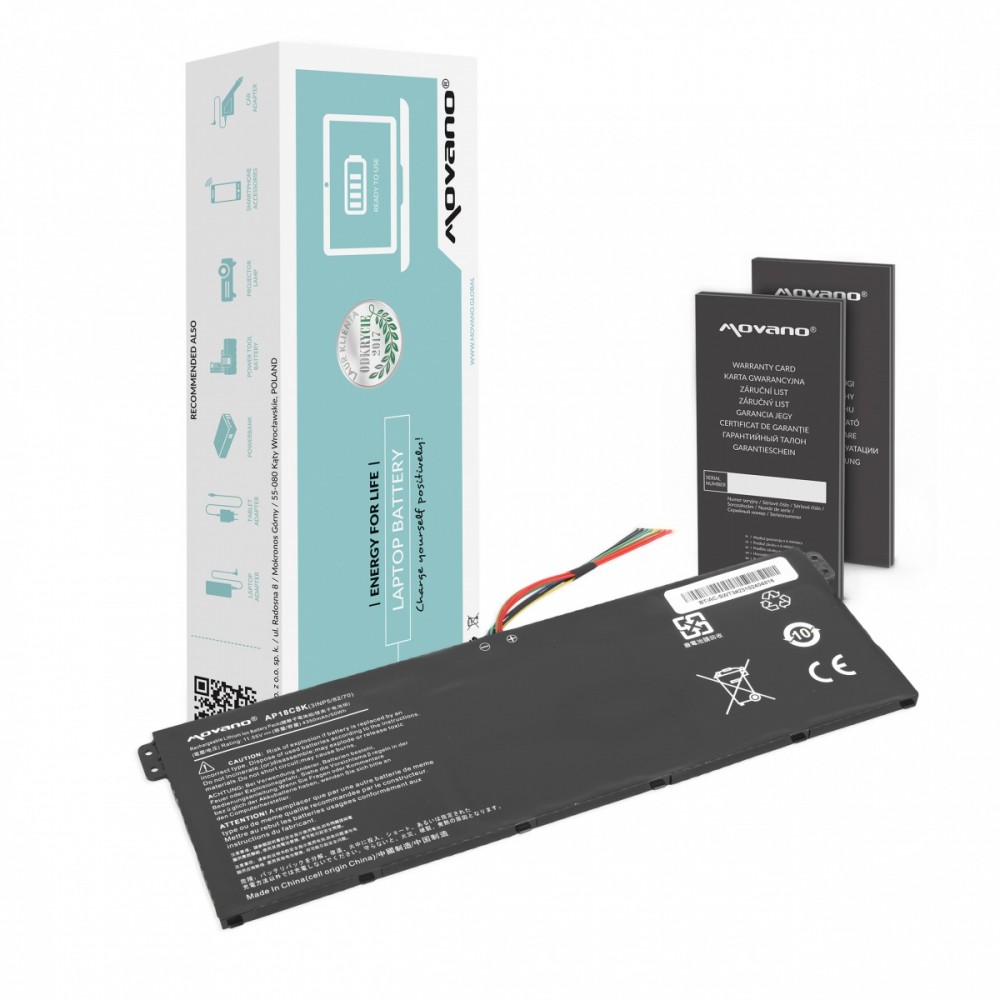 Movano  Battery AP18C4K AP18C8K for Acer