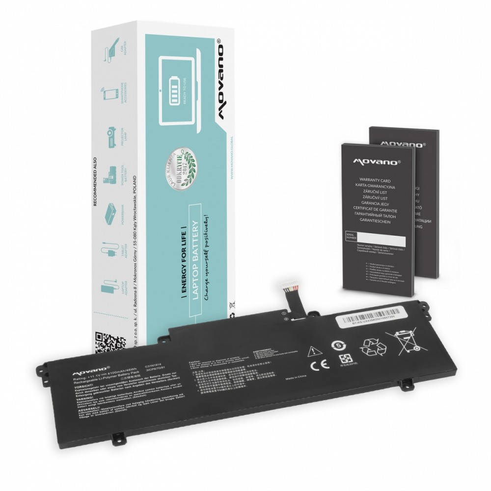 Movano  Battery C31N1914 for Asus Zenbook