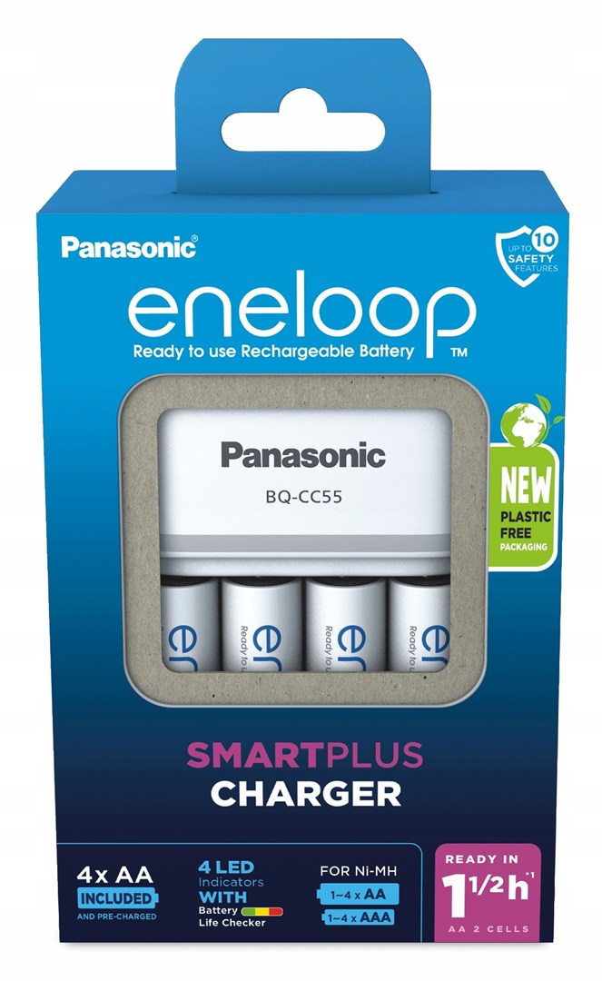 Panasonic Battery charger Eneloop Smartplus BQ-CC55