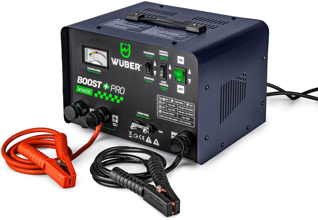 WUBER Battery charger with jump start