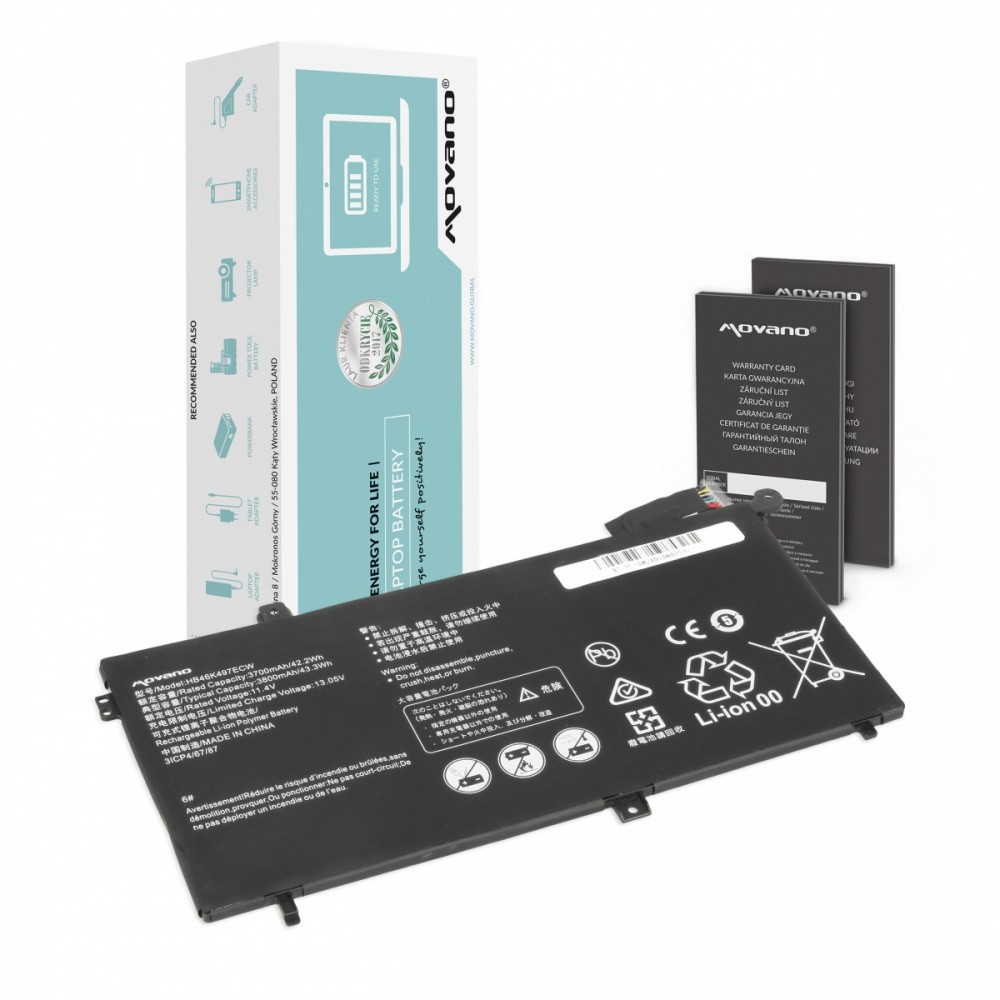 Movano Battery for Huawei Matebook D
