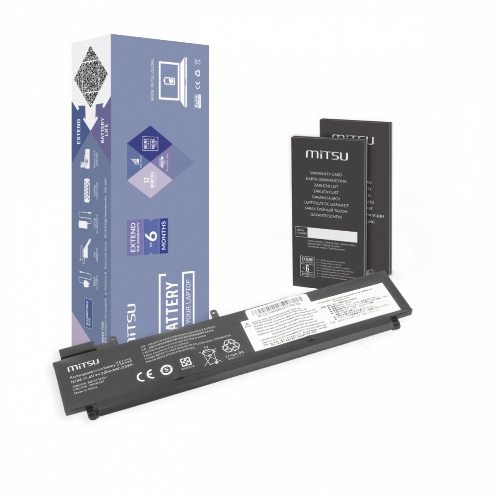 Mitsu Battery for Lenovo ThinkPad T460s