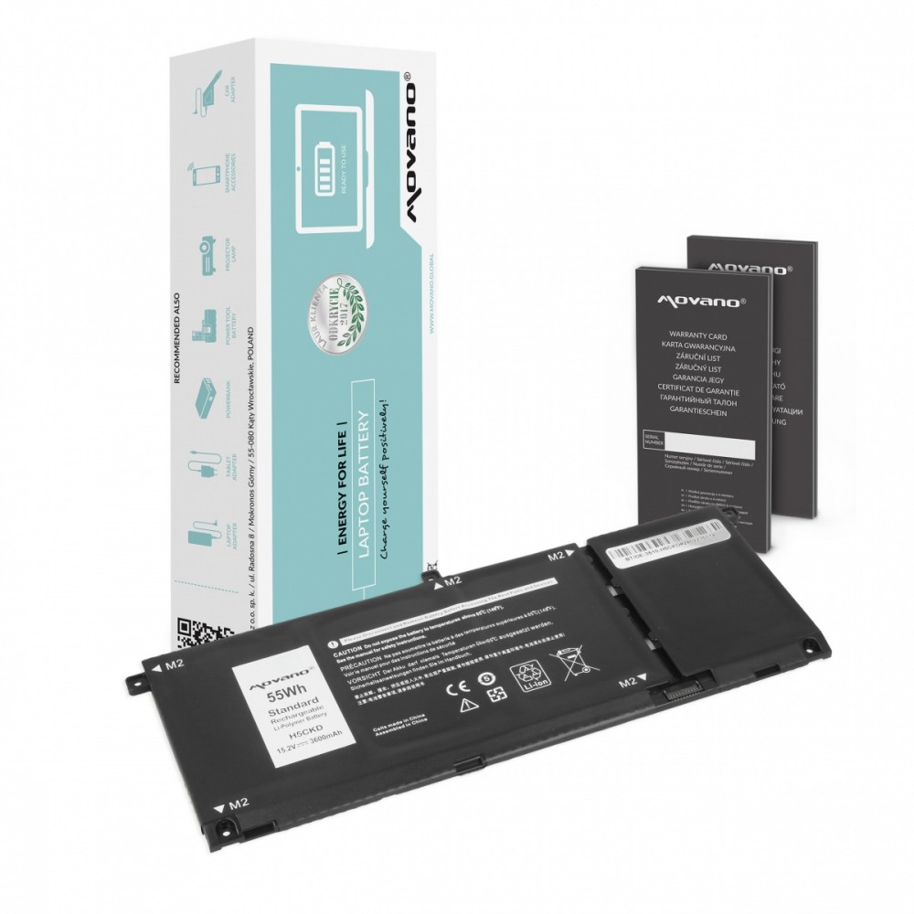 Movano Battery H5CKD for Dell Inspiron