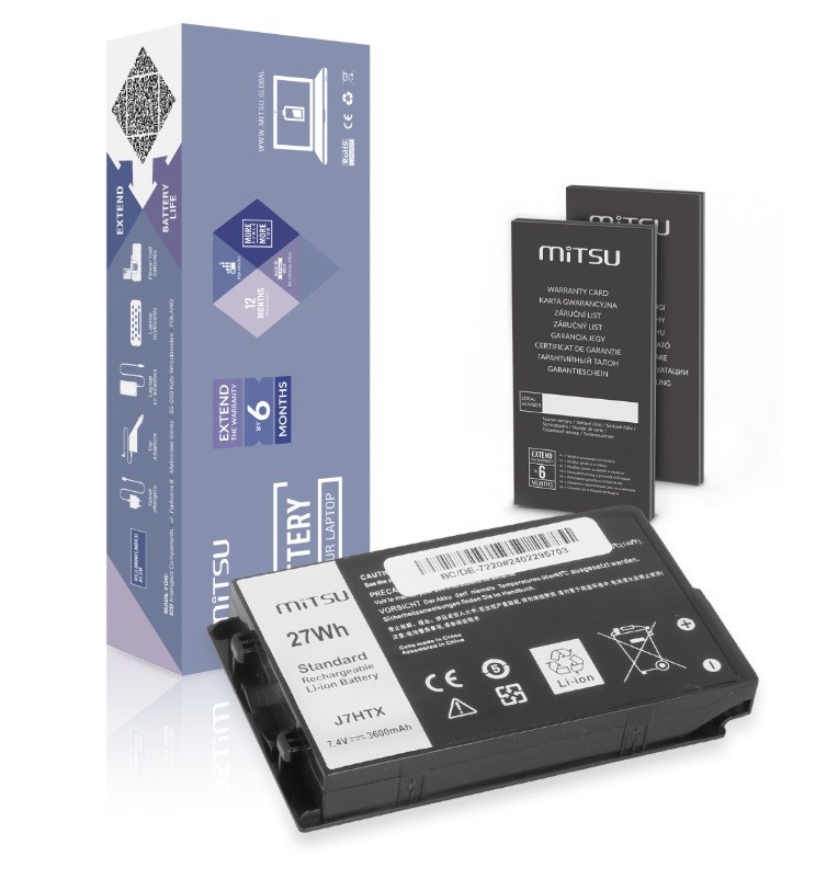 Mitsu Battery J7HTX Dell Latitude 12