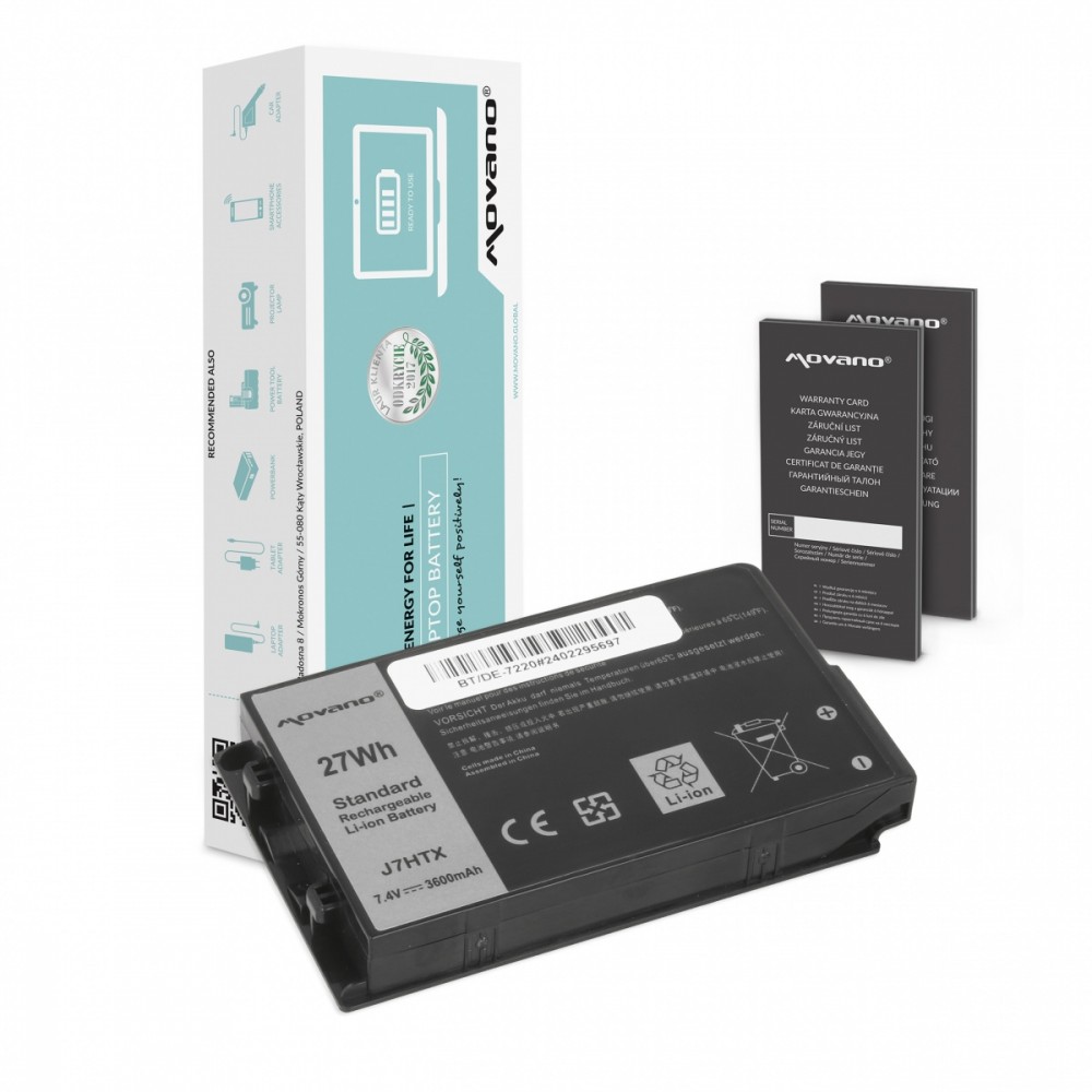 Movano Battery J7HTX for Dell Latitude