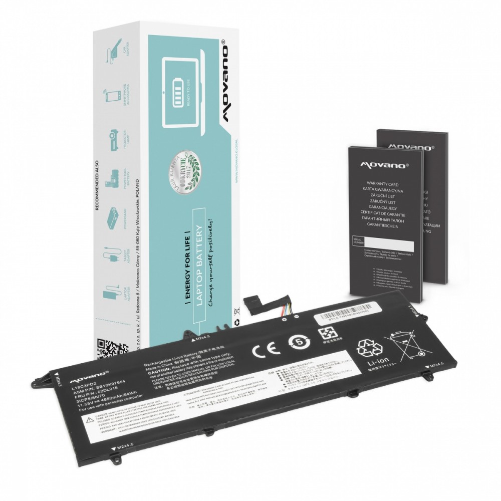 Movano Battery L18C3PD2 for Lenovo ThinkPad