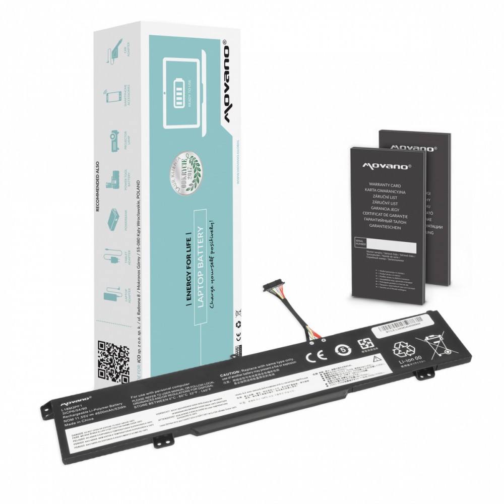 Movano  Battery L18M3PF1 for Lenovo Ideapad