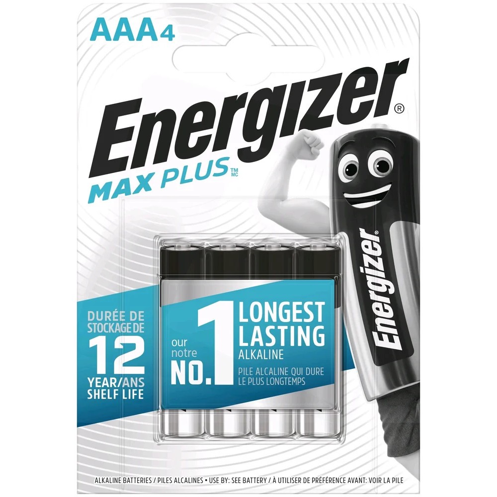 ENERGIZER Battery Max Plus AAA LR03