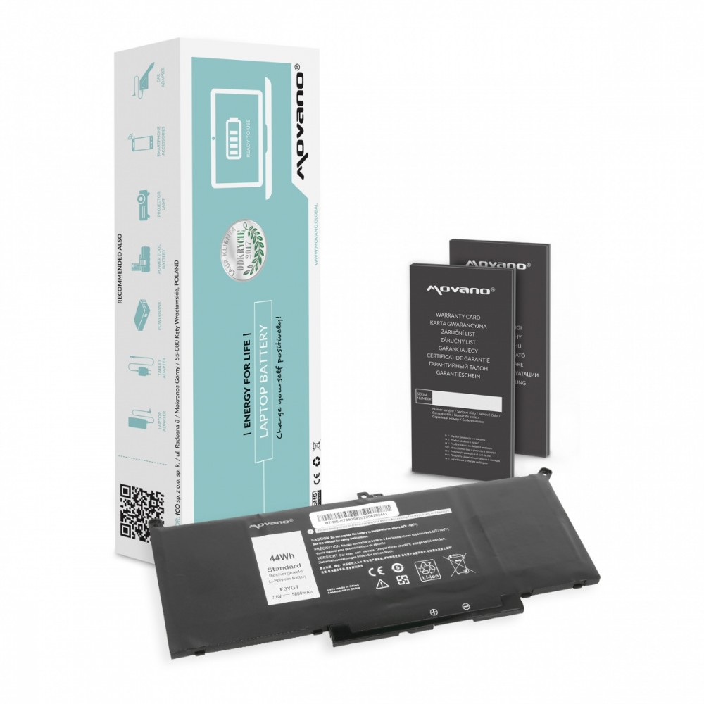 Movano Battery MYJ96 for Dell Latitude