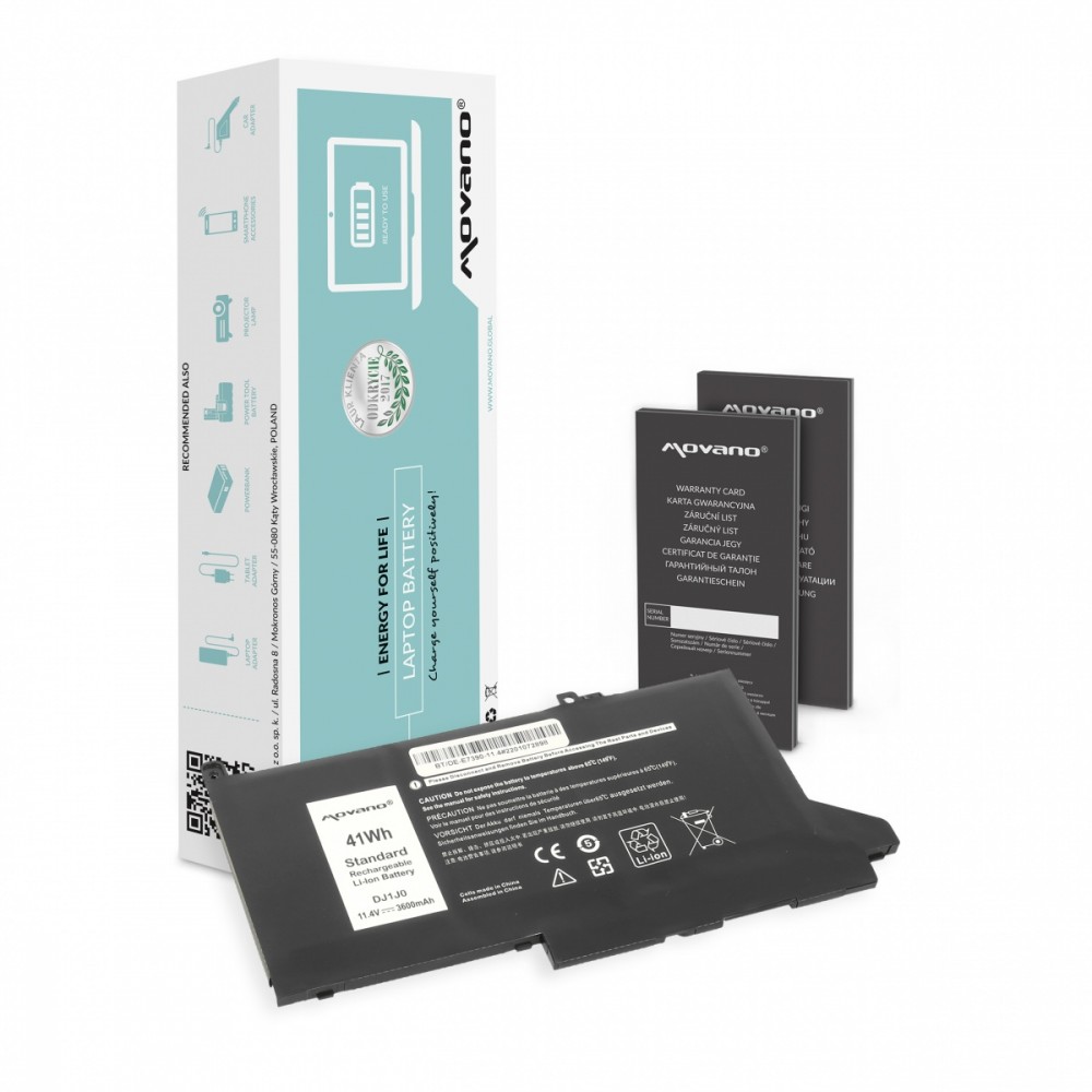 Movano Battery MYJ96 for Dell Latitude