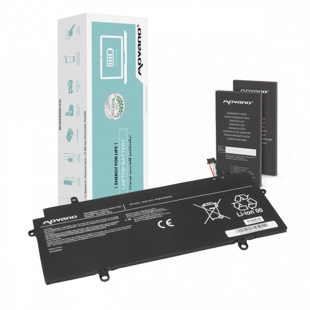Movano  Battery PA5136U-1BRS for Toshiba Portege