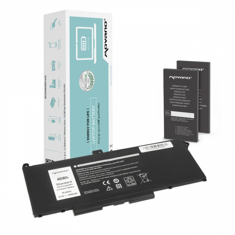 Movano  Battery RJ40G Dell Latitude 5520