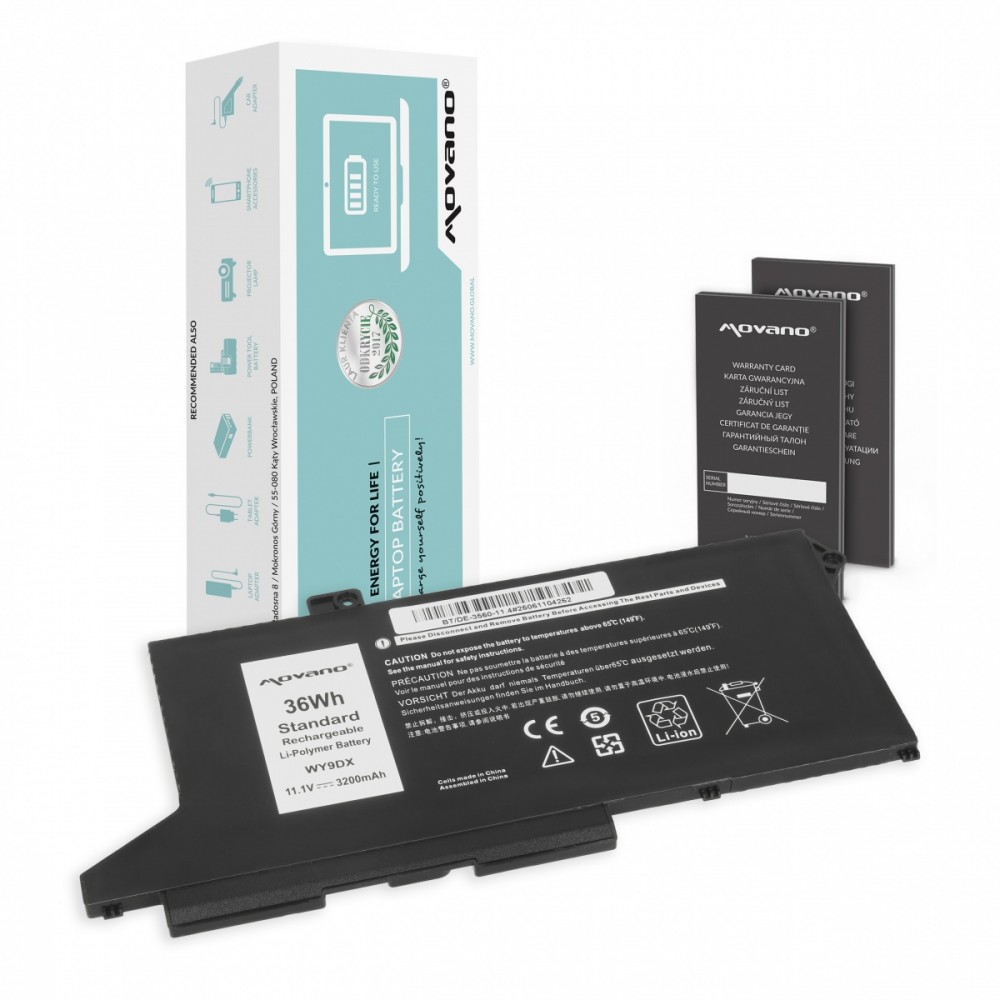 Movano  Battery WY9DX Dell Latitude 5520