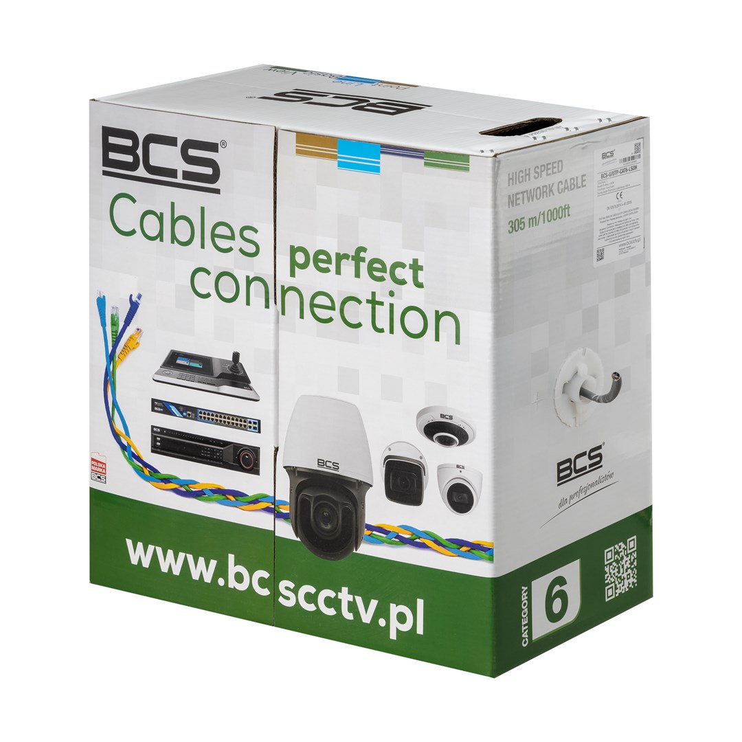 BCS -U/UTP-CAT6-LSOH networking cable Grey 305