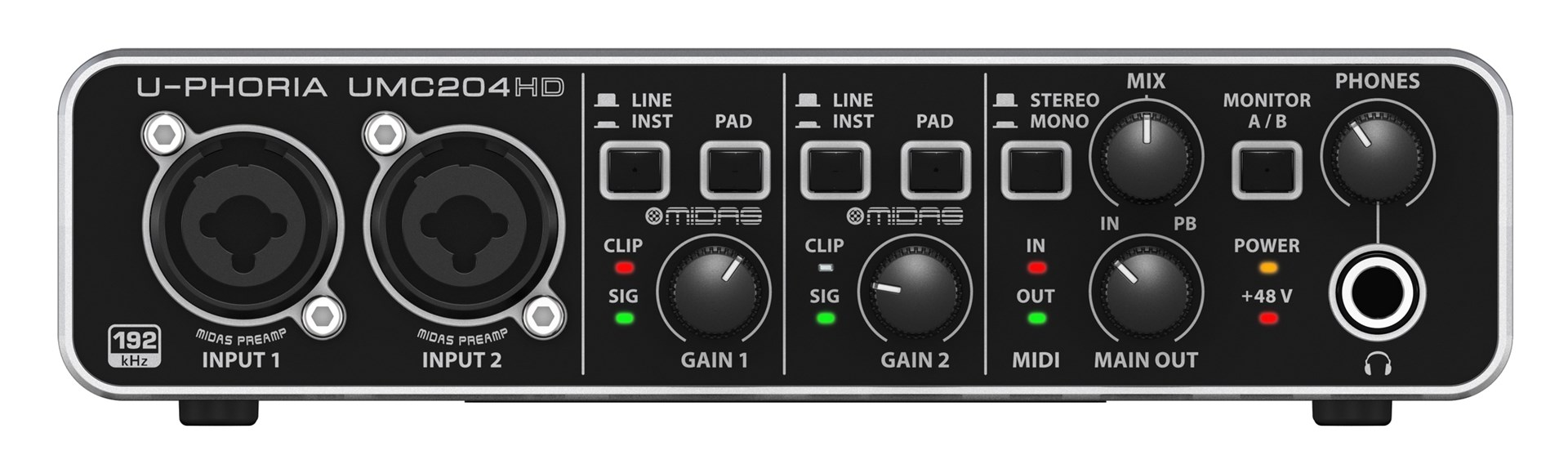Behringer UMC204HD supplementary music equipment |